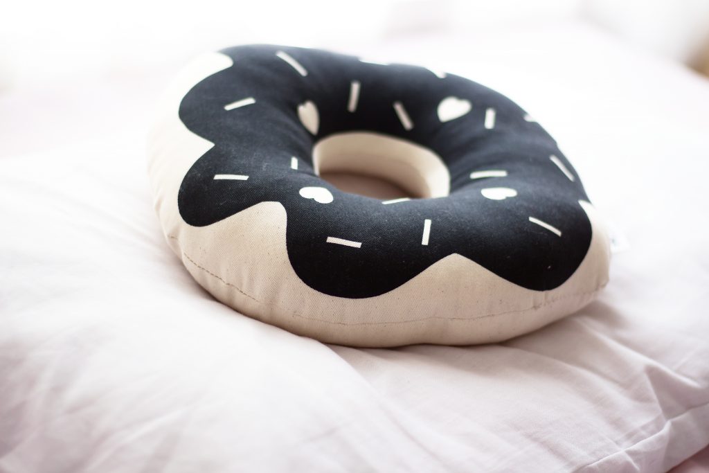 Fox & Moon Donut Pillow