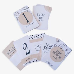 Fox & Moon Milestone Cards - Dots & Sprinkles