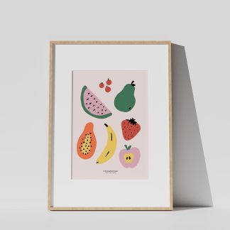 Fox & Moon - Summer Fruit Art Prints