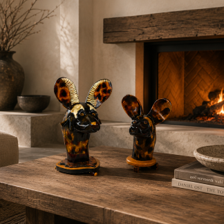 "Cape Wild Hunting Dog" Sculpture