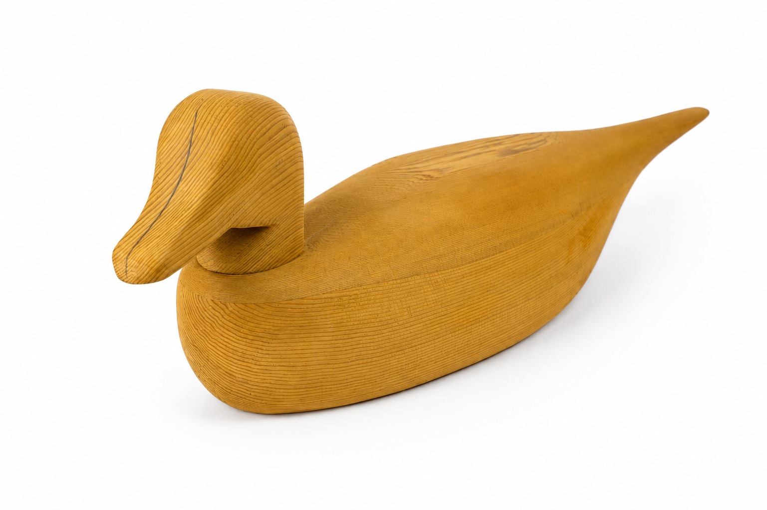 "Primitive Decoy" wooden duck sculpture - Image 2