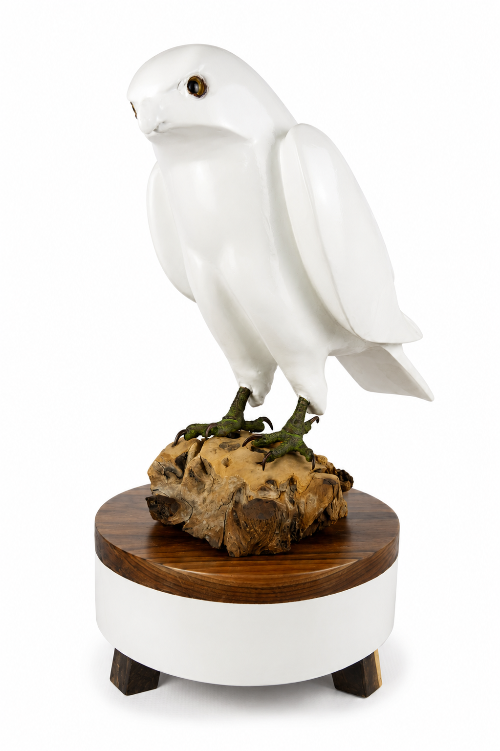 "Falcon" Wooden Sculpture - Image 2