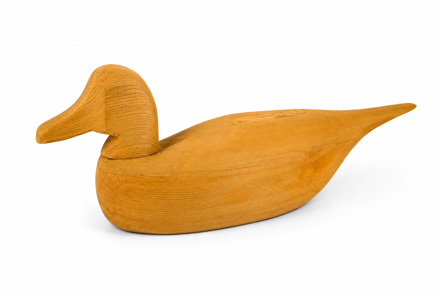 "Primitive Decoy" wooden duck sculpture - Image 3