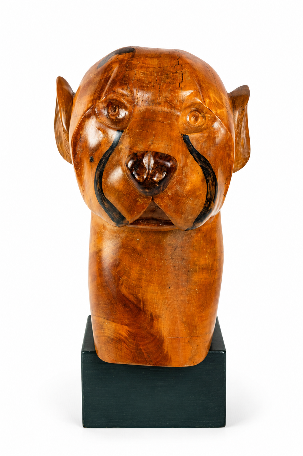 "Cheetah" wooden sculpture by Gert Boshoff - Image 3