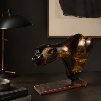 "The Hunt 3" Cheetah Sculpture by Gert Boshoff