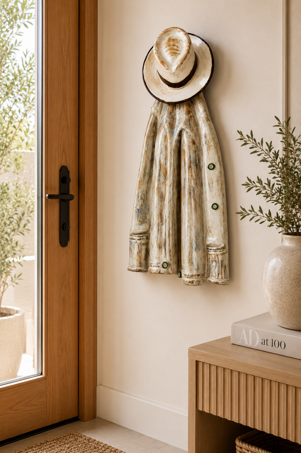 "Hat and Jacket" Wall Hanging