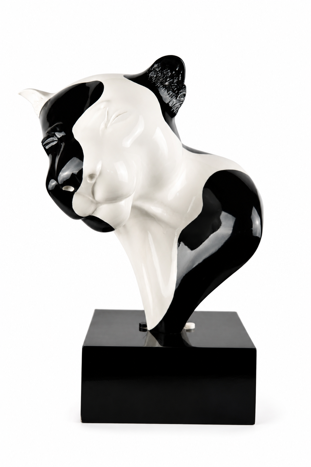 "Sleeping" Mountain Leopard sculpture by Gert Boshoff - Image 5